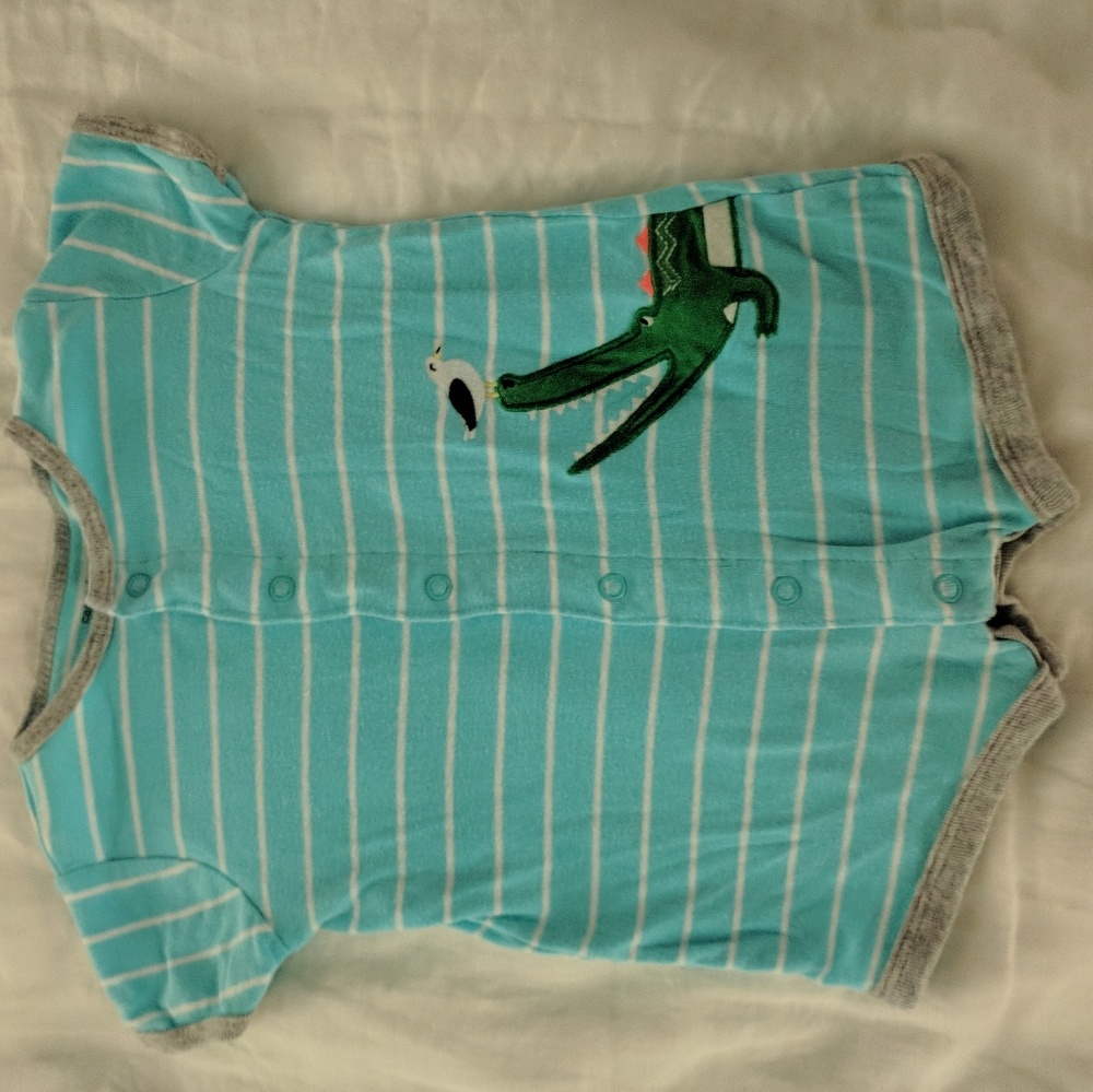 Set of 2 Carter's Button-up Rompers